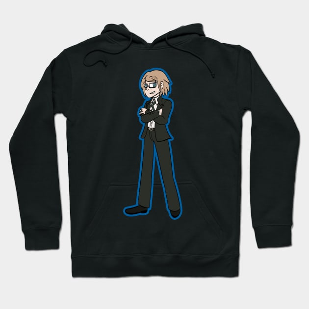 The Esteemed Shirt of Byakuya Togami Hoodie by Bexy164